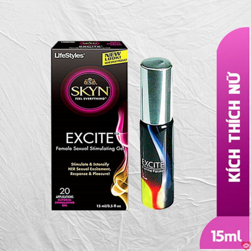 Gel kích thích Excite tăng cảm giác mạnh mẽ, sảng khoái 