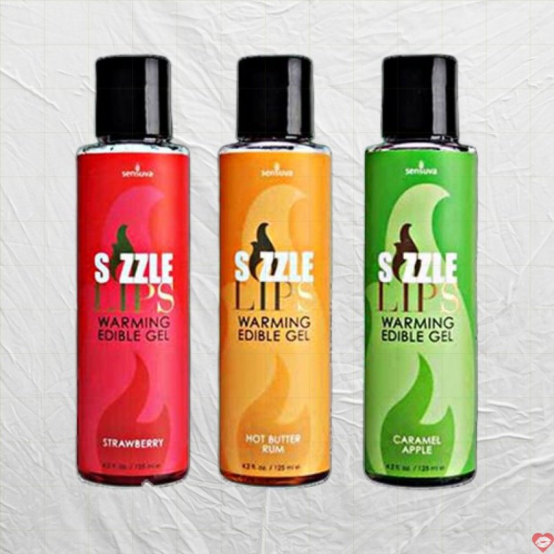 Dầu Massage Làm Nóng Sensuva Sizzle Lips Kích Thích Cảm Giác Mạnh Mẽ 