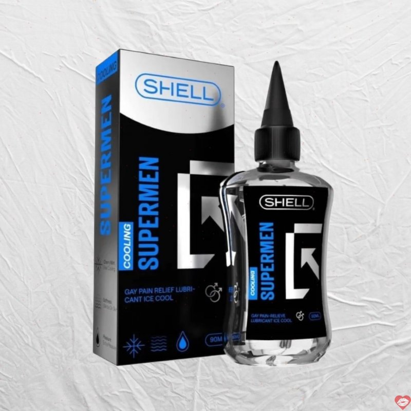 Gel bôi trơn Shell Supermen mát lạnh tăng khoái cảm an toàn 