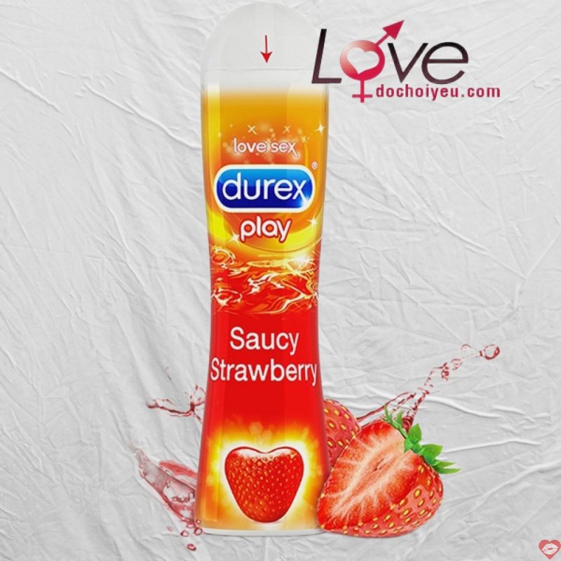 Gel bôi trơn Durex Play hương dâu mát lạnh, an toàn 