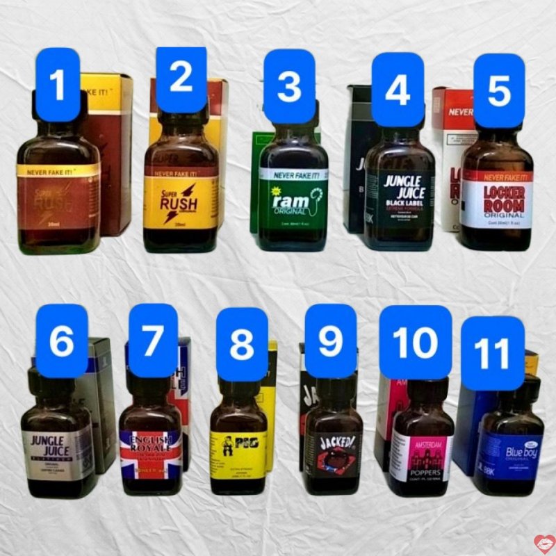 Popper 30ml Chai Vuông Chính Hãng Nhiều Mẫu Độc Đáo Khuyến Mãi 