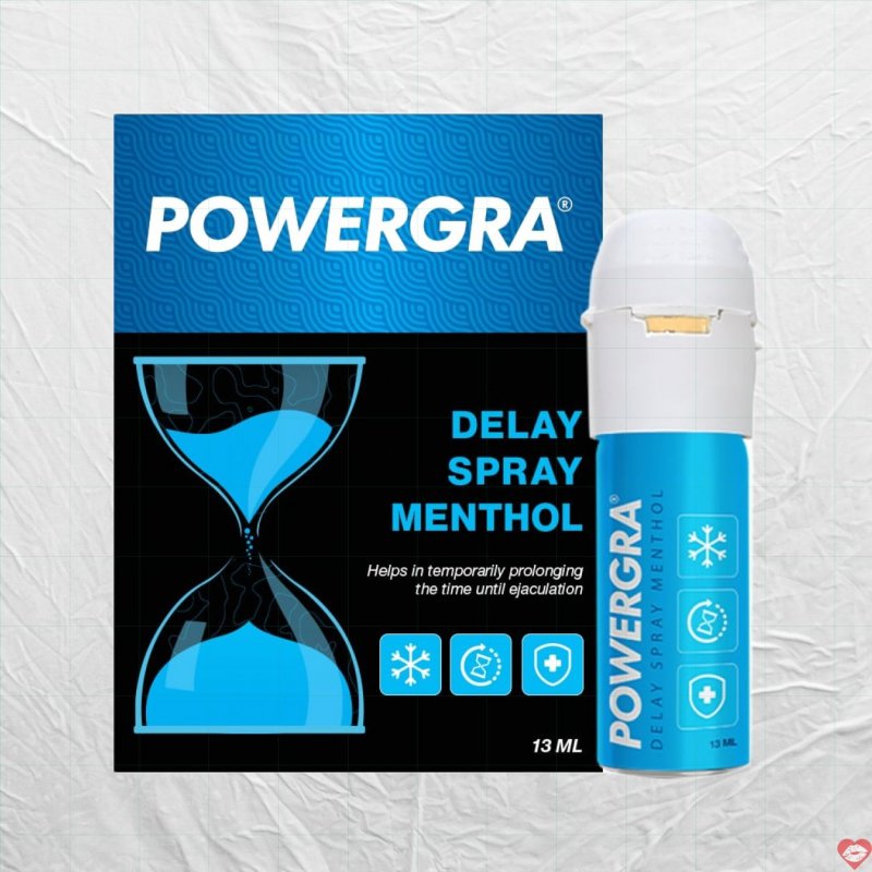 Powergra Delay Spray Menthol 13ml tăng khoái cảm kéo dài 