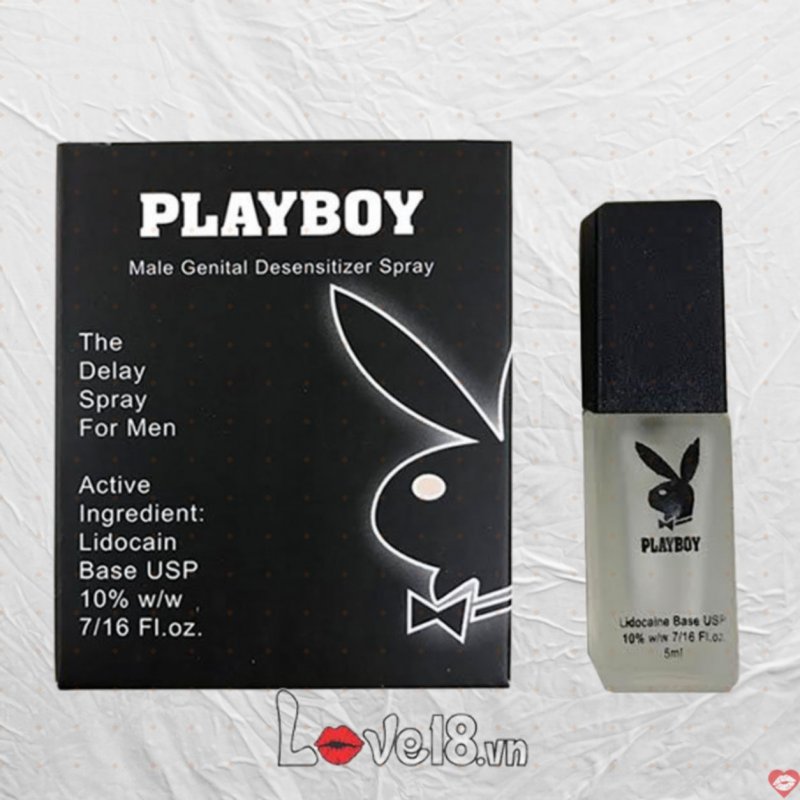 Chai Xịt PlayBoy Kéo Dài Thời Gian Tăng Khoái Cảm Nam 