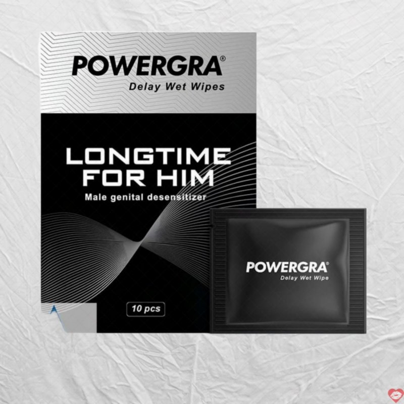 Khăn Lau Powergra Delay H10 Kéo Dài Quan Hệ Tăng Khoái Cảm 
