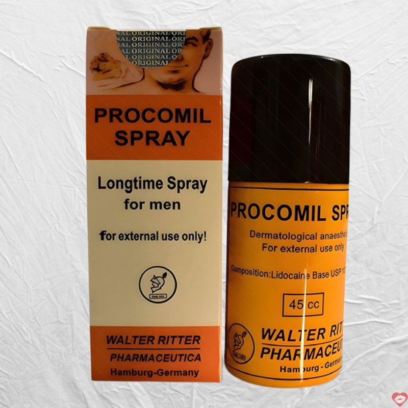 Chai xịt Procomil 45ml Đức chống xuất tinh sớm hiệu quả cao 