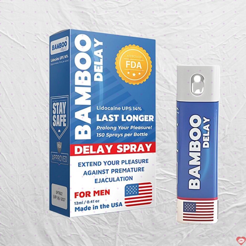 Chai xịt Bamboo Delay 12ml kéo dài thời gian tăng khoái cảm 