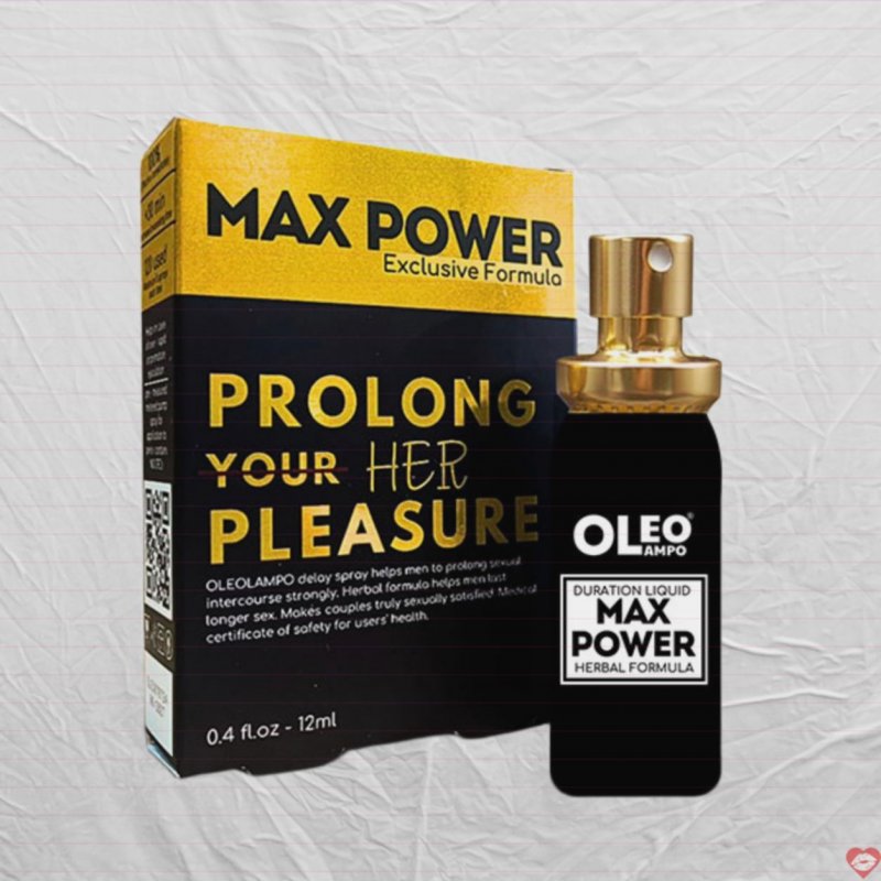Xịt Oleo Lampo Max Power Chống Xuất Tinh Sớm Hiệu Quả 