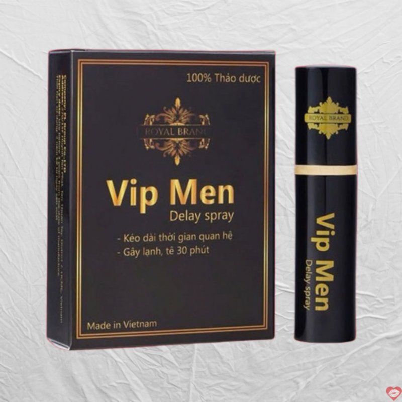 Chai xịt chống xuất tinh sớm VIP MEN 10ml tăng cường bản lĩnh 