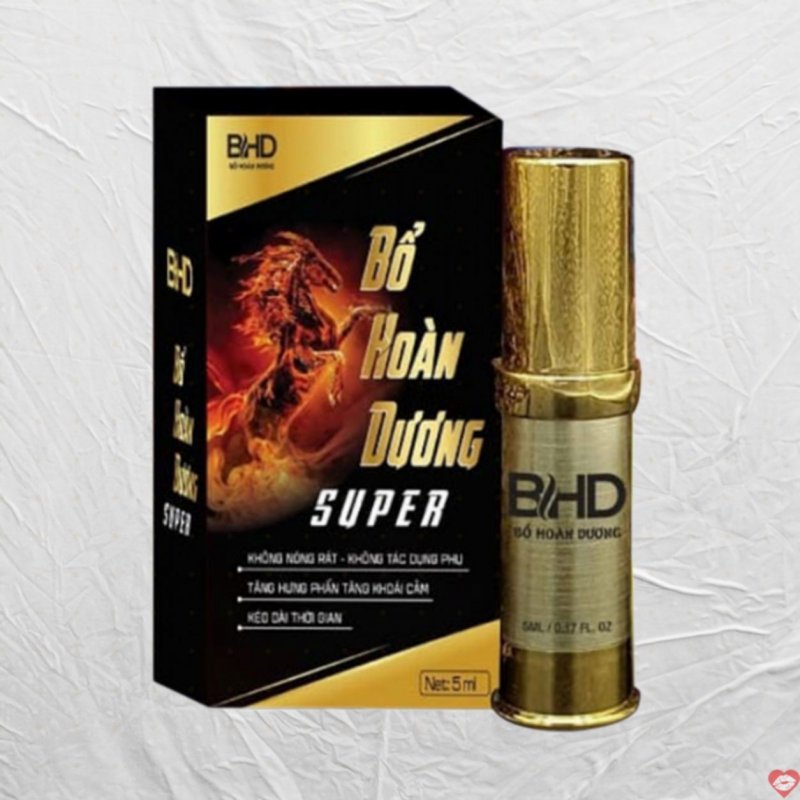 Chai xịt chống xuất tinh sớm Bổ Hoàn Dương 5ml tăng cường hưng phấn 