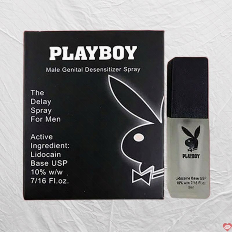 Chai xịt chống xuất tinh sớm Playboy Đen 5ml tăng cường bản lĩnh 