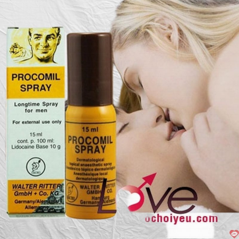 Procomil Spray Đức thuốc xịt kéo dài quan hệ hiệu quả bền 