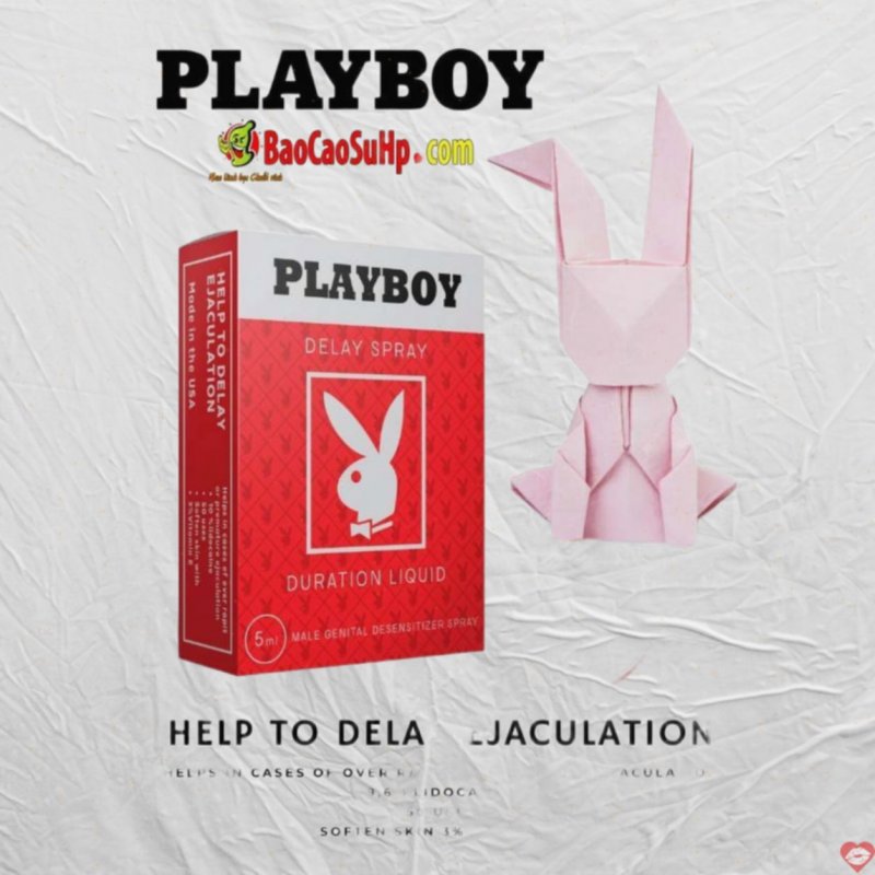 Chai xịt Playboy Red Vid vitamin E giúp kéo dài thời gian quan hệ hiệu quả 