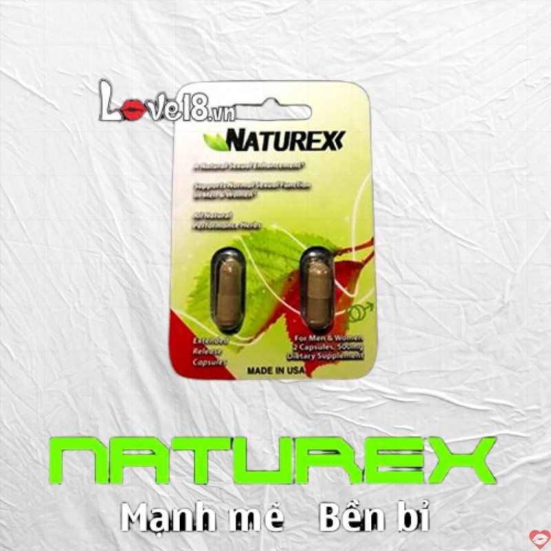 Viên Uống Naturex Kéo Dài Quan Hệ - Tăng Khoái Cảm Đỉnh Cao 