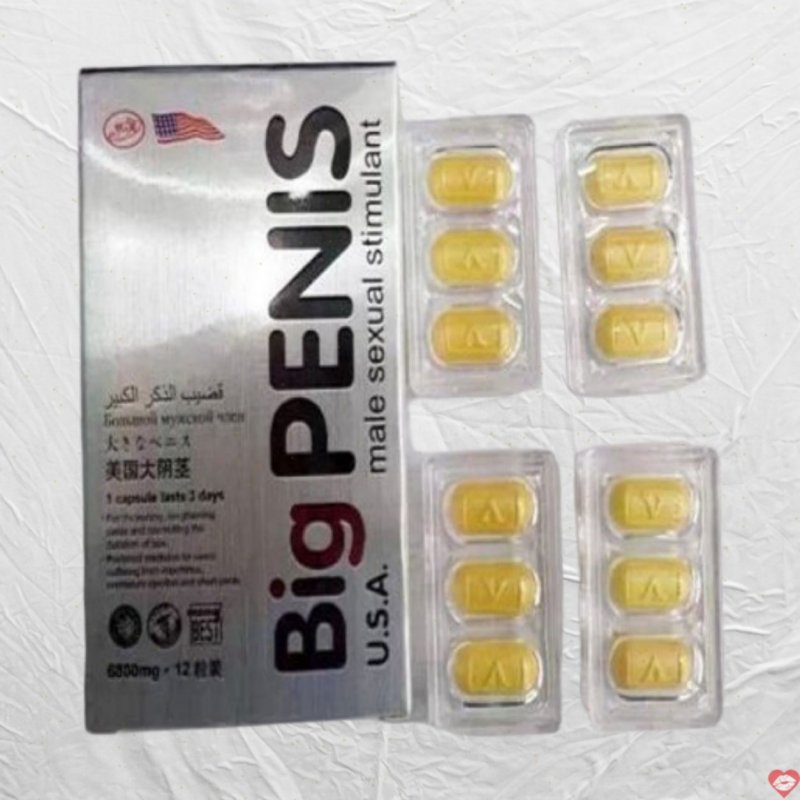 Thuốc Tăng Sinh Lý Big Penis Hỗ Trợ Nam Giới Mạnh Mẽ 