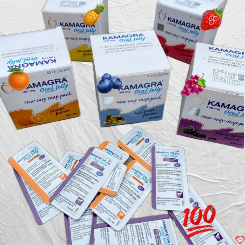 Thạch Kamagra Oral Jelly 100mg chính hãng giá tốt mua ngay 