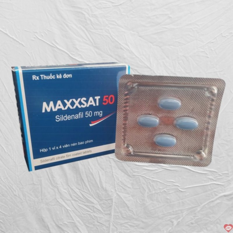 MAXXSAT 50 Sildenafil 50mg tăng cường sinh lý mạnh mẽ giá tốt 
