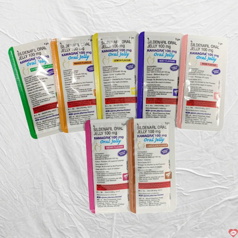Thạch Kamagra Oral Jelly 7 gói tăng cường sinh lực hiệu quả 