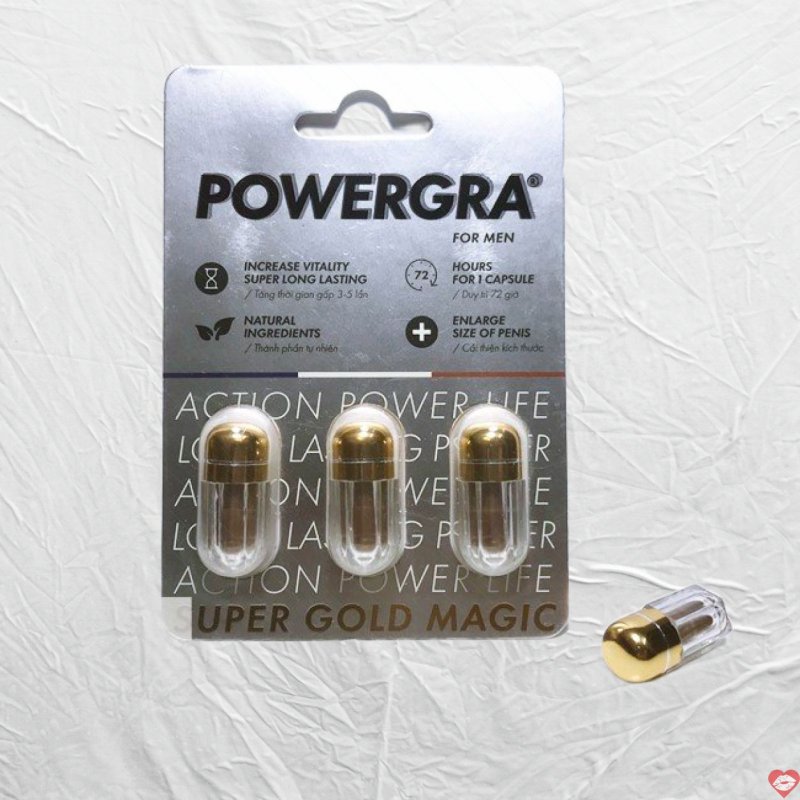 Powergra tăng cường sinh lý nam hiệu quả uy tín giá tốt 