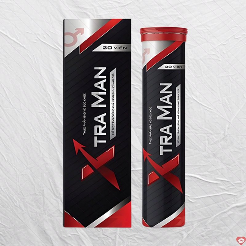 Viên sủi Xtraman tăng sinh lý nam mạnh mẽ hộp 20 viên chất lượng 