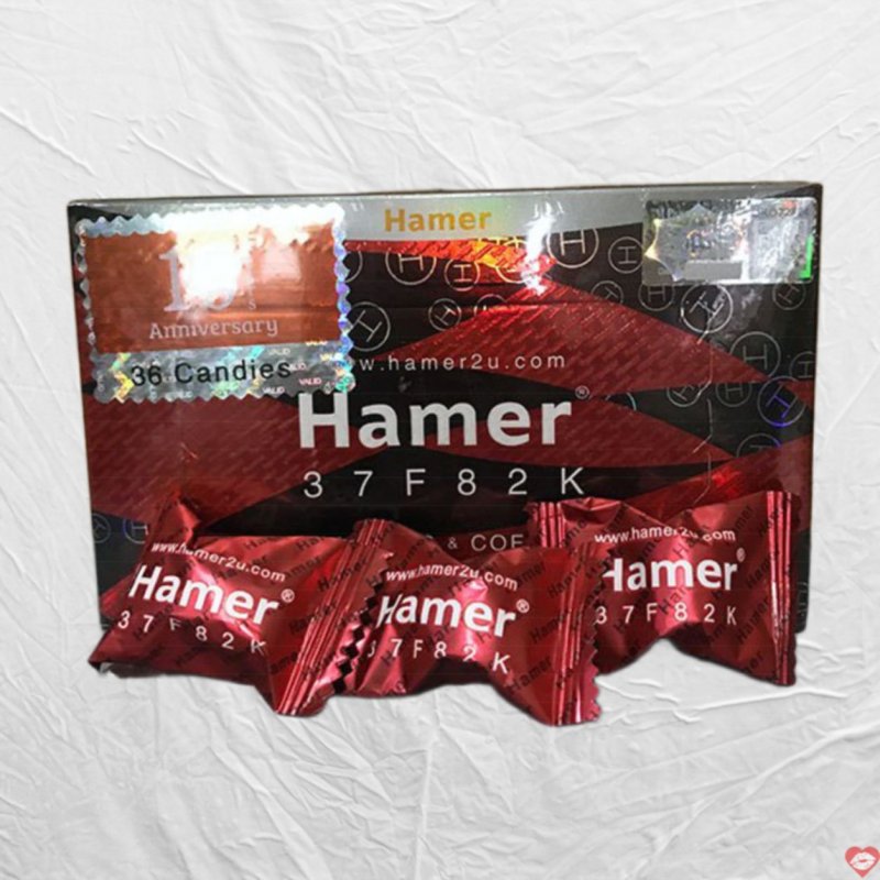 Kẹo sâm Hamer 37F82K 36 viên tăng lực năng lượng khỏe mạnh 