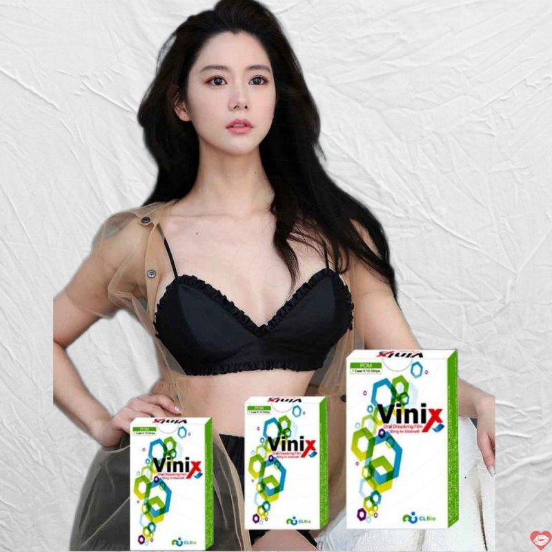 Tem ngậm Vinix 100mg Hàn Quốc tăng cường sinh lý, khuyến mãi 