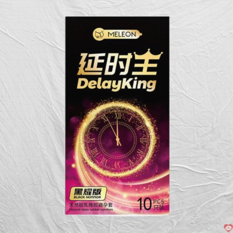 Bao cao su Meleon Delayking Black Honor Kéo dài 30 phút Hộp 10 