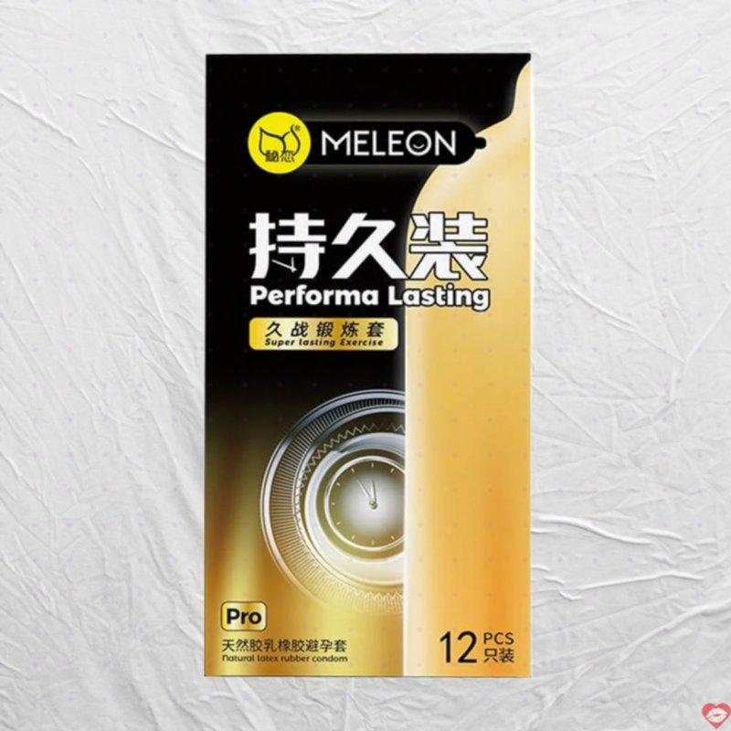Bao cao su Meleon Performa Lasting Pro kéo dài 12 cái 