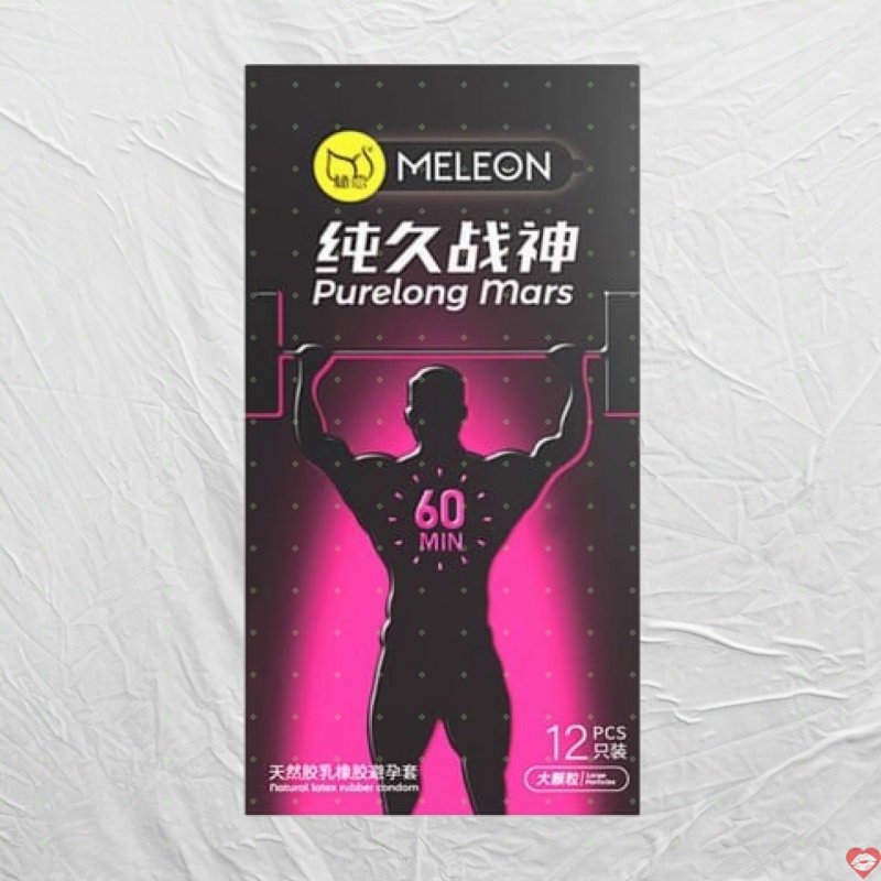 Bao cao su Meleon Purelong Mars 60 Min Kéo dài lâu bền Hộp 12 