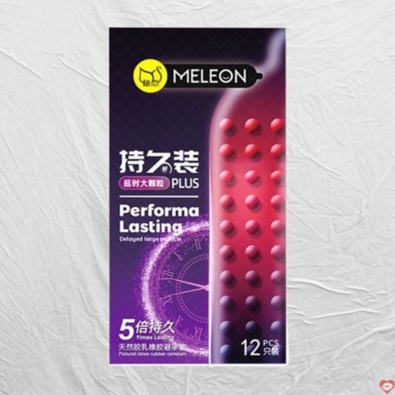 Bao cao su Meleon Performa hạt lớn kéo dài 5 lần thời gian 