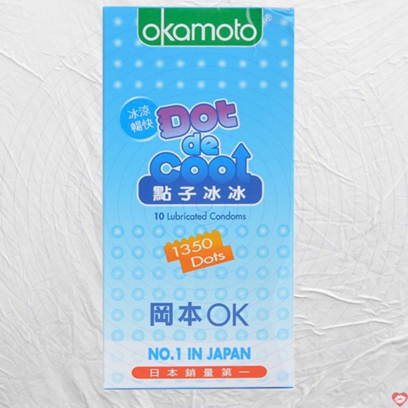 Okamoto Dot De Cool bảo vệ siêu mát dễ chịu an toàn 