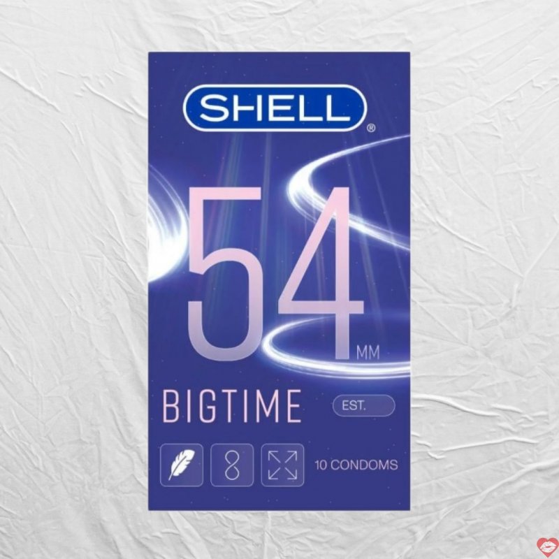 Bao cao su Shell 54mm BigTime siêu mỏng an toàn giá tốt 