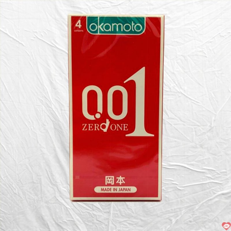 Okamoto 0.01 Zero One siêu mỏng an toàn thoải mái dễ chịu 