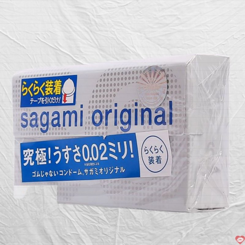 Bao Cao Su SAGAMI 0.02 Siêu Mỏng - Tăng Khoái Cảm & An Toàn 