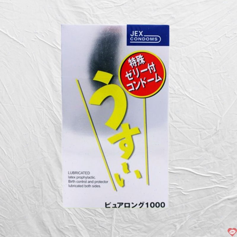 Bao cao su Jex Usui Pure Long kéo dài hưng phấn an toàn 