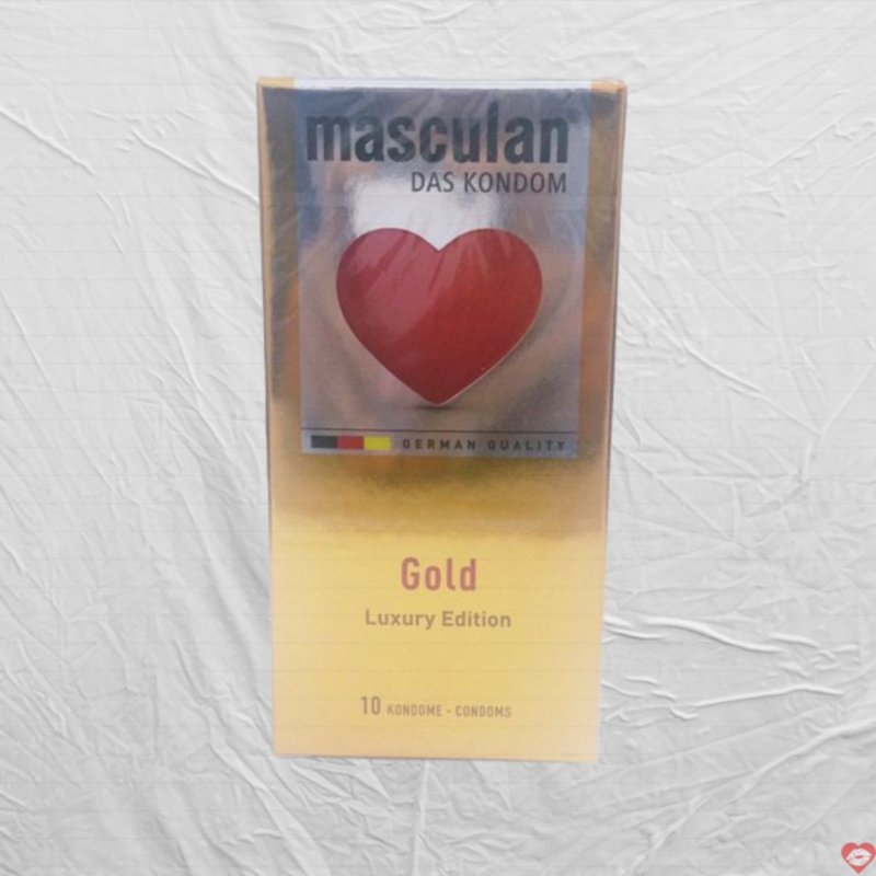 Bao cao su Masculan Gold hương vani nhập khẩu Đức an toàn chất lượng 