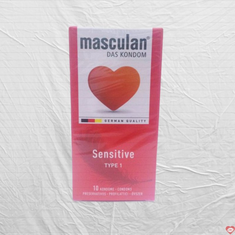 Bao cao su Masculan Sensitive Đức mỏng siêu nhạy kích thích 