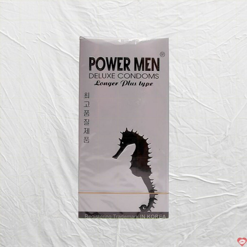Bao cao su POWER MEN Longer Plus chống xuất tinh sớm an toàn 
