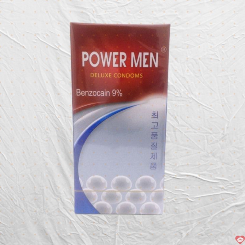 Bao cao su POWER MEN Ngọc Trai tăng khoái cảm chống xuất tinh 