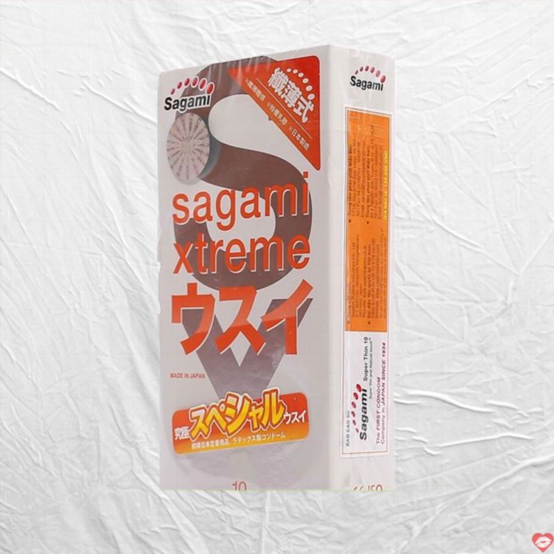 Bao cao su SAGAMI Xtreme Super Thin siêu mỏng kích thích 