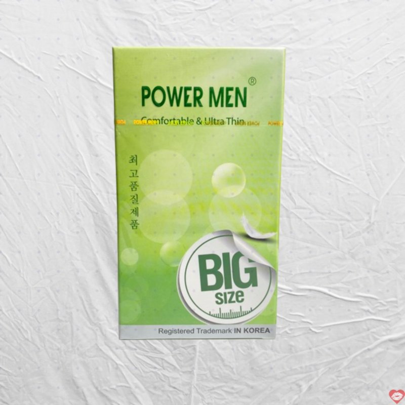 Bao cao su 55mm siêu mỏng Power Men Comfortable kích thích 