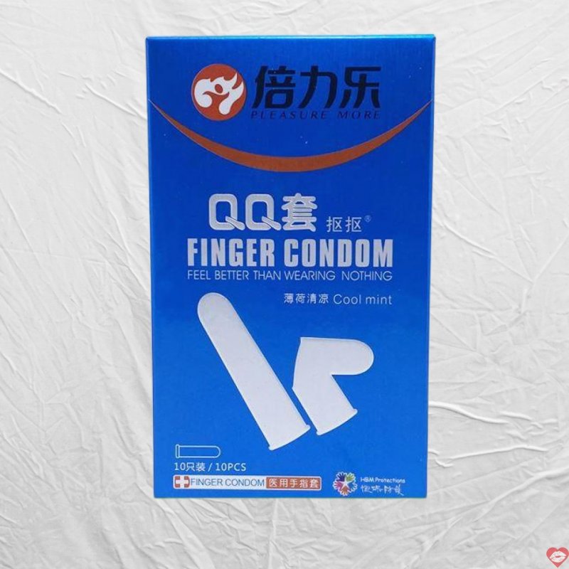 Bao cao su ngón Finger Condom bảo vệ an toàn tăng khoái cảm 