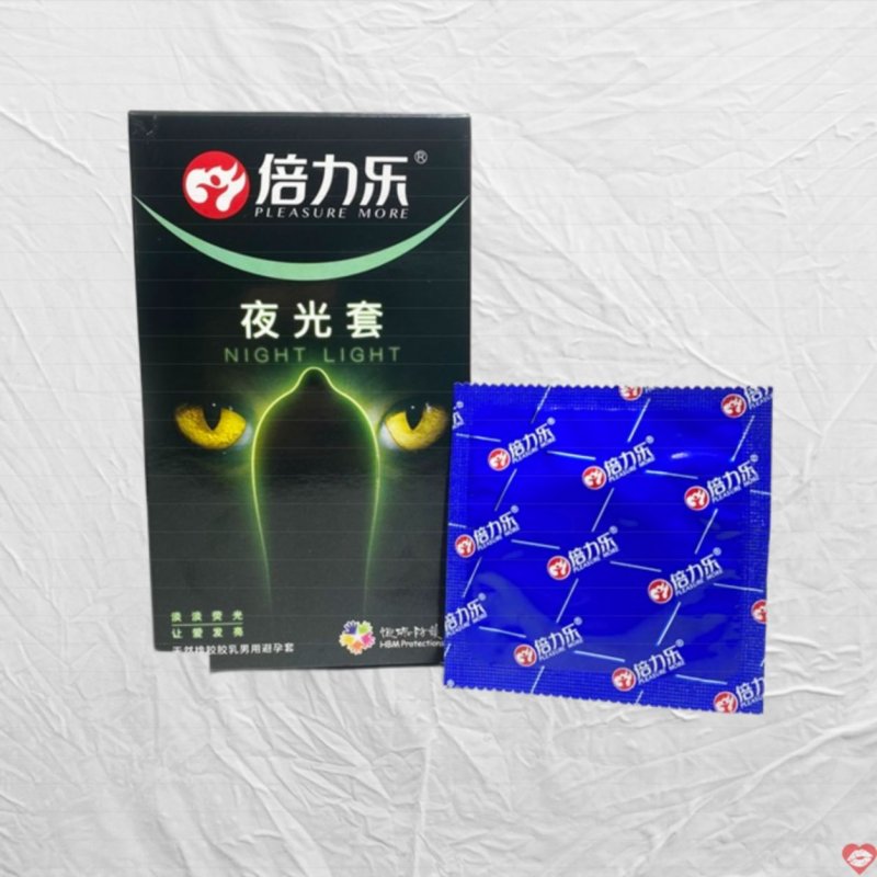 Bao cao su phát sáng HBM Night Light an toàn thoải mái giá tốt 