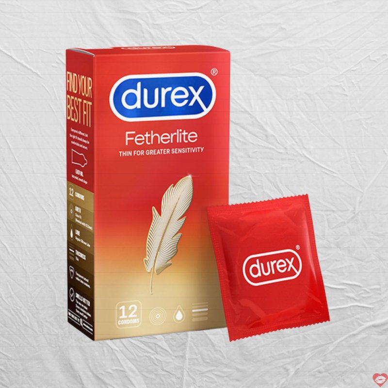 Bao cao su Durex Fetherlite siêu mỏng an toàn hấp dẫn 