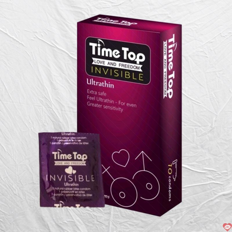Bao cao su Time Top siêu mỏng cảm giác thật kích thích 