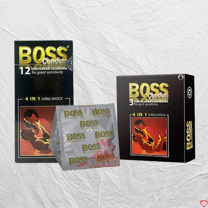 Bao cao su Boss 4 in 1 gân gai kéo dài thời gian quan hệ tốt nhất 