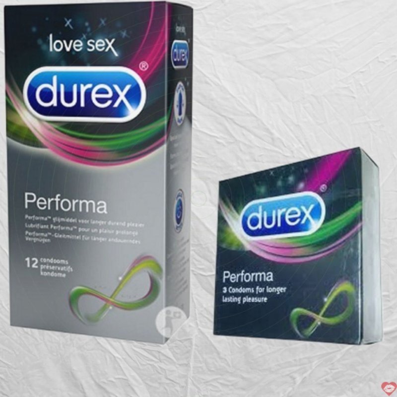 Bao cao su Durex Performa 12 cái an toàn kích thích 