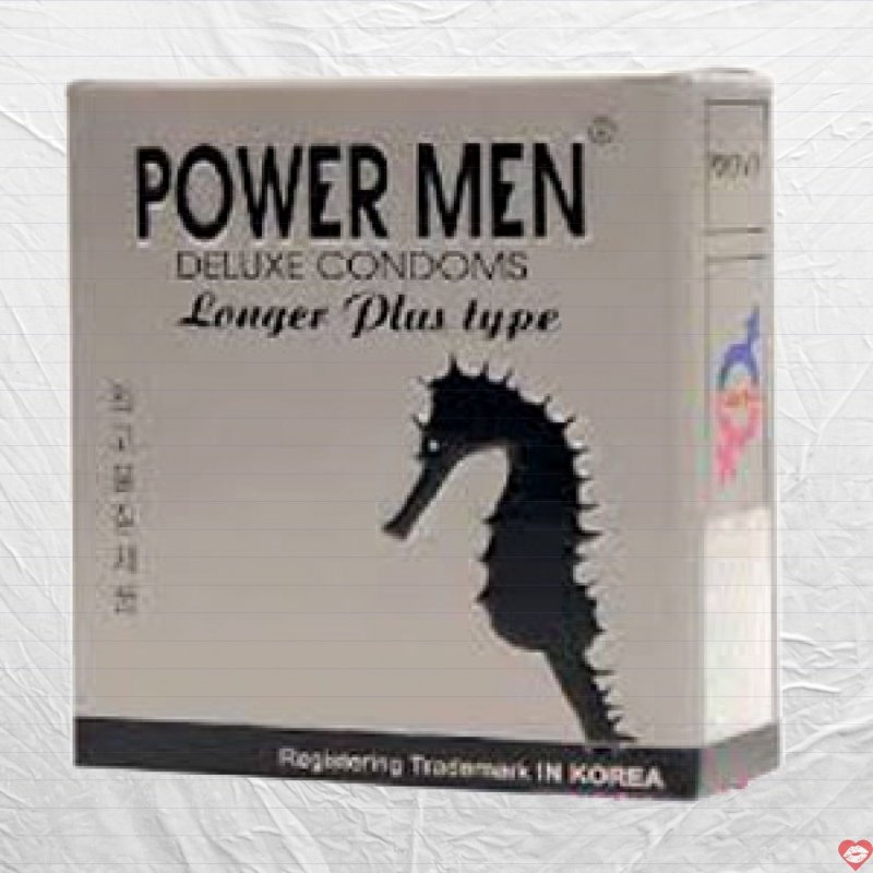 Bao cao su Powermen cá ngựa kéo dài thời gian hộp 3c đảm bảo 
