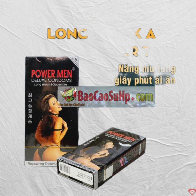 Bao Cao Su Power Men 2 in 1 Siêu Mỏng Kích Thích Mạnh Mẽ 