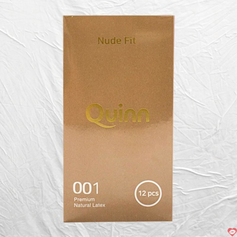 Quinn Nude Fit siêu mỏng an toàn Hộp 12 cái giảm tuột 