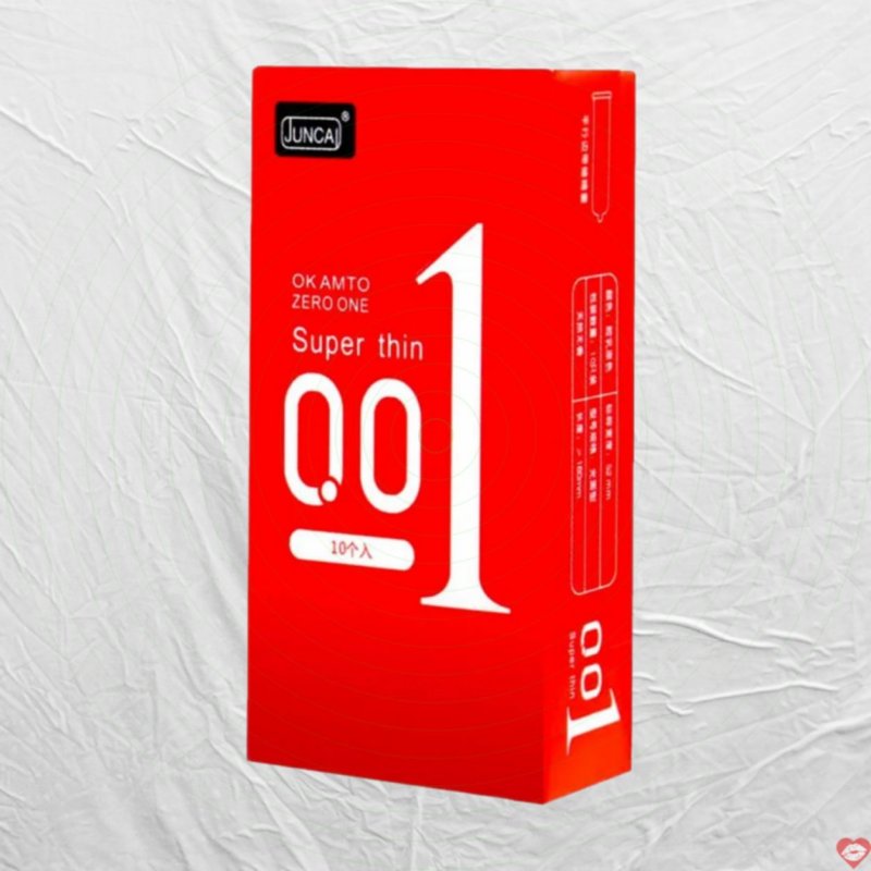 Bao cao su Juncai 001 Okamto siêu mỏng hương vani hộp 10 
